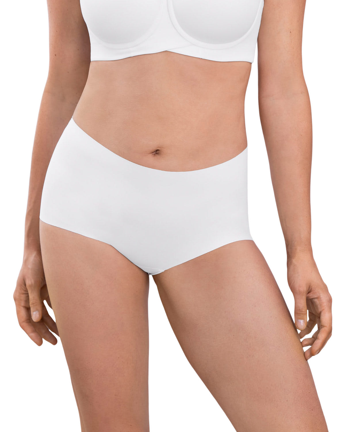 BOXER EFECTO INVISIBLE TIRO ALTO 092064 BLANCO - 1