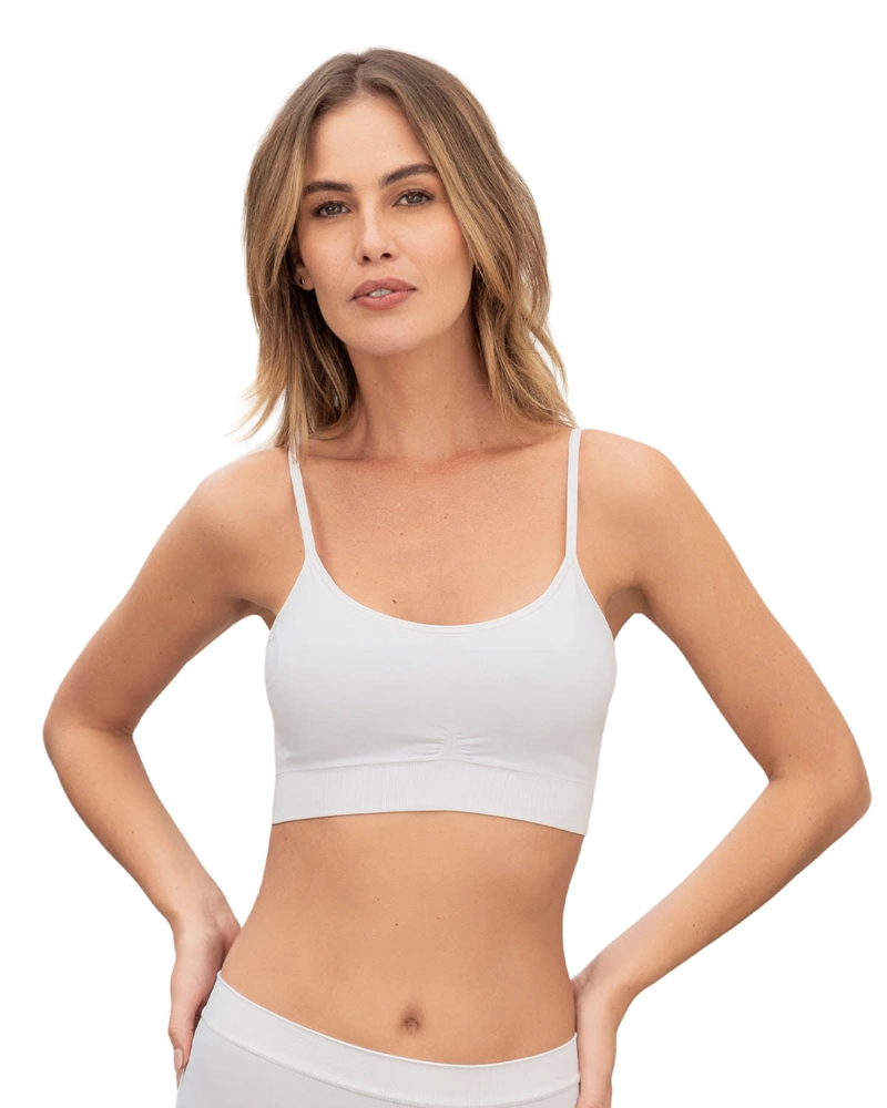 TOP ULTRALIGERO EN TECNOLOGIA SEAMLESS 091087 BLANCO - 1