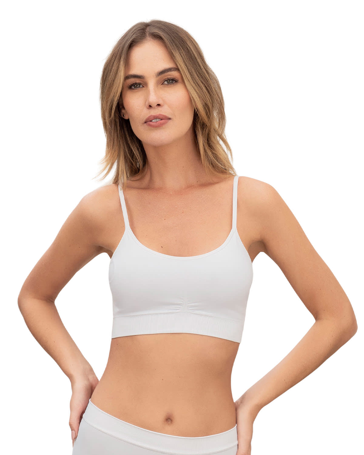TOP ULTRALIGERO EN TECNOLOGIA SEAMLESS 091087 BLANCO - 1