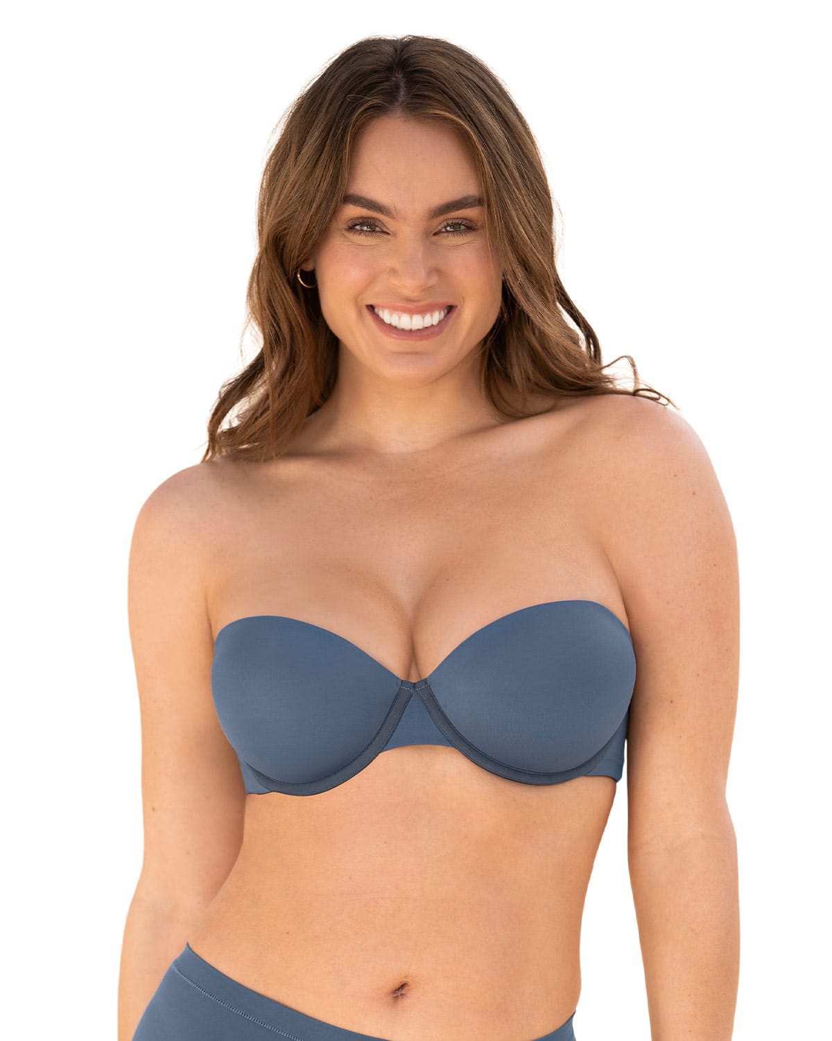 SOSTE N STRAPLESS SIN REALCE MULTILOOK 091075 AZUL - 1