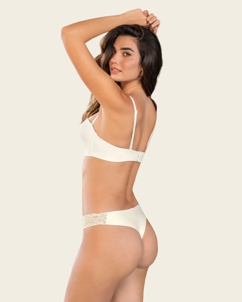SOSTE N STRAPLESS ANTIGRAVEDAD DE REALCE ALTO SIN ARCO 011841 MARFIL - 4