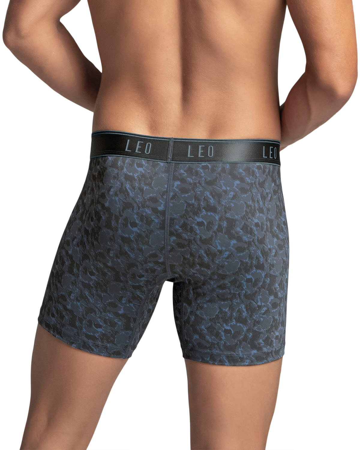 BOXER DE MICROFIBRA AJUSTE INTELIGENTE CON DISEÑO ERGONOMICO EN LA PARTE FRONTAL 033328 AZUL OSCURO - 2