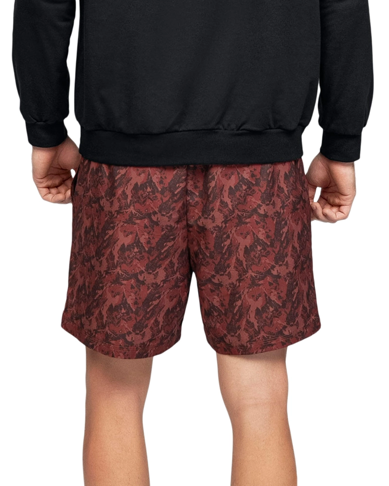 LEO SHORT DEPORTIVO CON BOLSILLOS FUNCIONALES 518014N ESTAMPADO VINO - 2