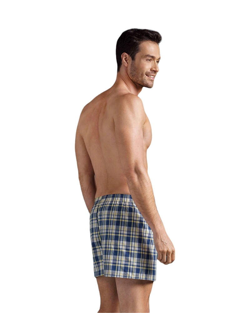 BOXERS PACK X2 DE ALGODON ESTAMPADO AL AZAR 33149X2 - 2