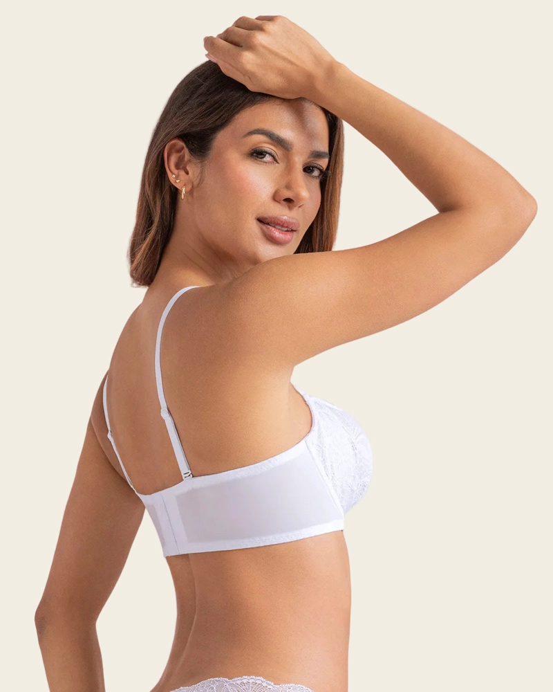 SOSTEN CON COPAS EN ENCAJE Y ESPALDA EN TUL 71363 - 2