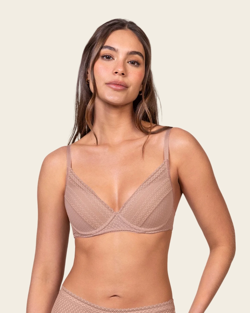 SOSTEN CON ENCAJE Y COPAS SUAVES 091176 - 1