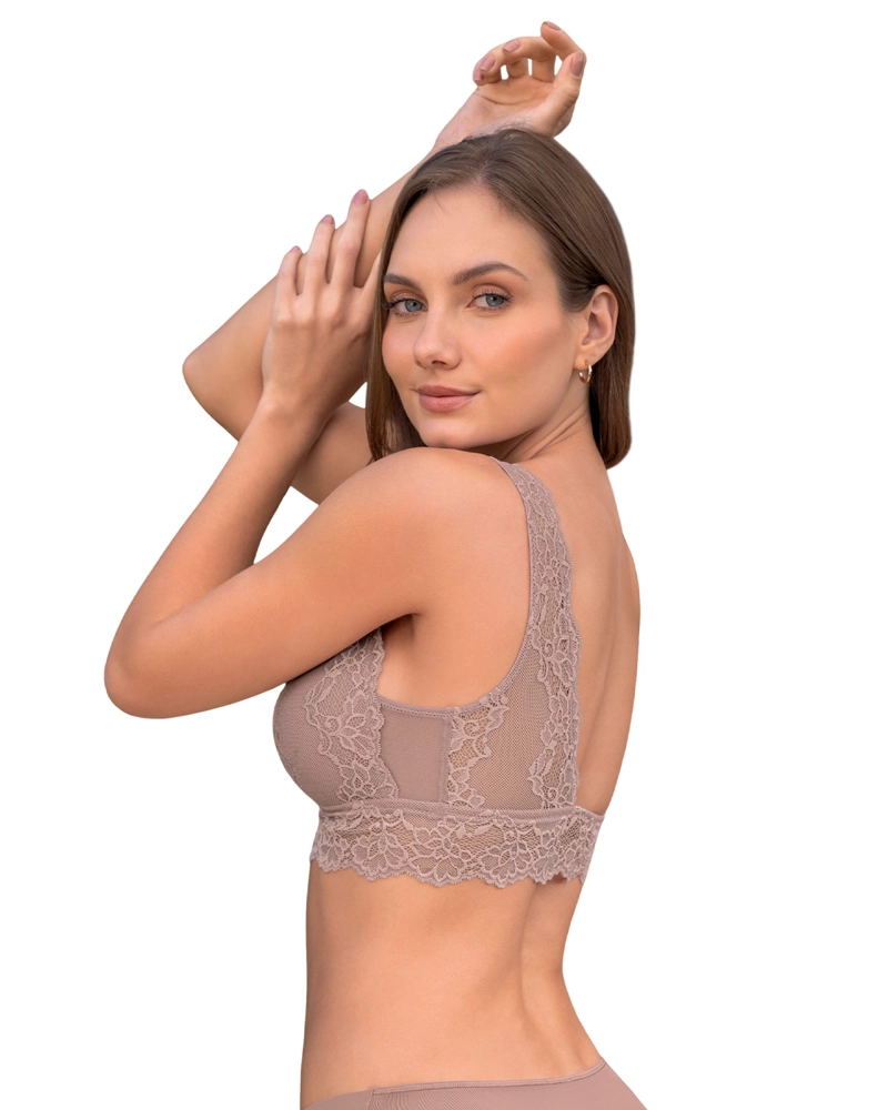 BRALETTE TRIANGULAR EN ENCAJE ULTRACOMODO P81193 - 2