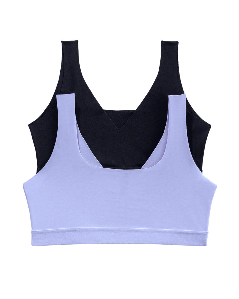 SOSTENES PACK X2 TOPS INVISIBLES DOBLE ESCOTE 91164X2 Negro S