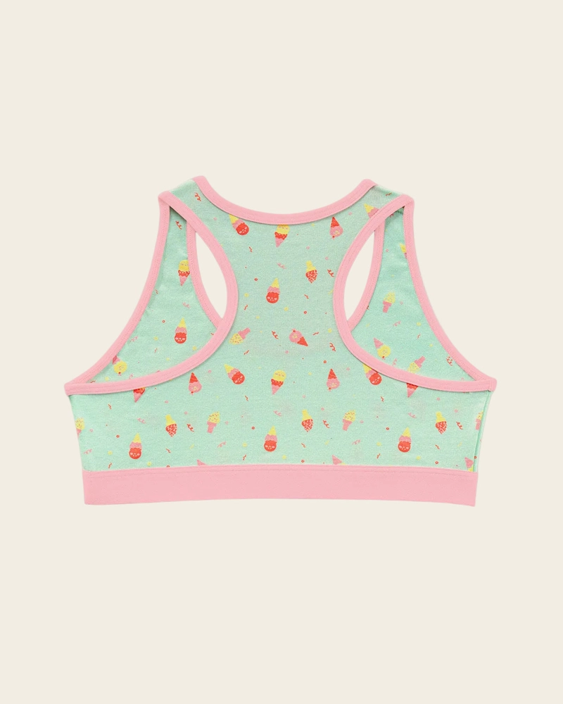 TOP CON ESPALDA DEPORTIVA ELABORADO EN ALGODON PARA NIÑA - 2