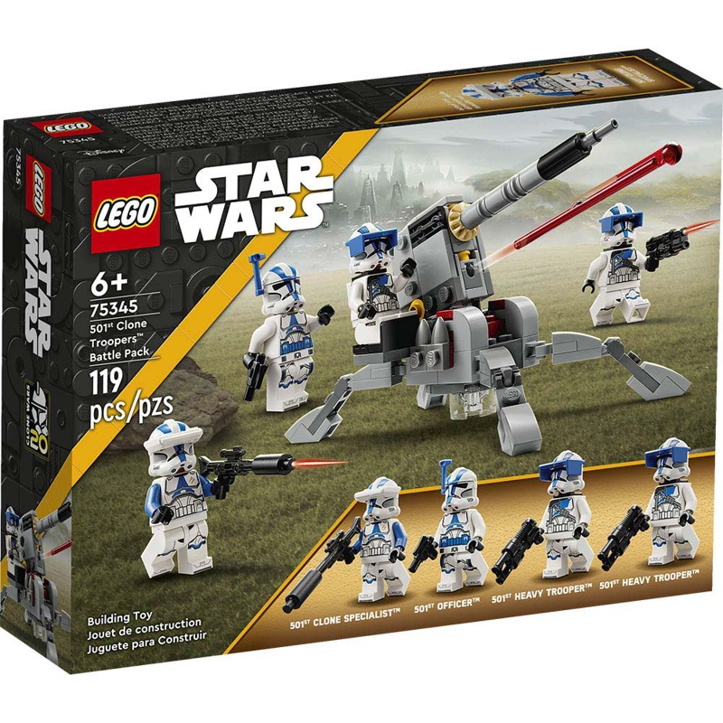 LEGO 75345 PACK DE COMBATE: CLON TROOPERS DE LA 501 - 1