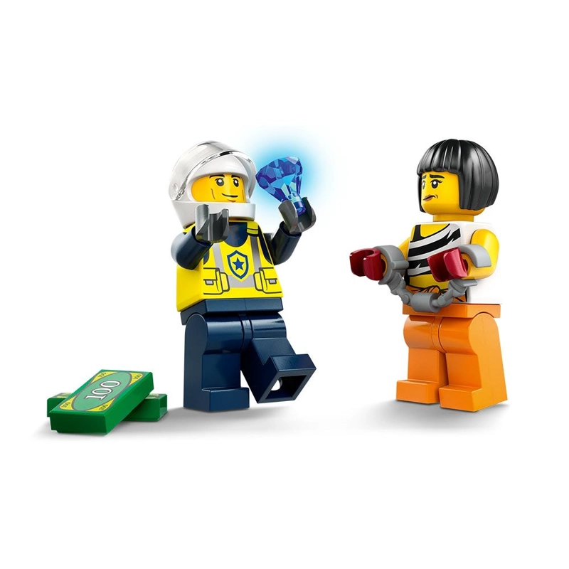 LEGO CITY AUTO DE POLICIA Y POTENTE AUTO DEPORTIVO - 4