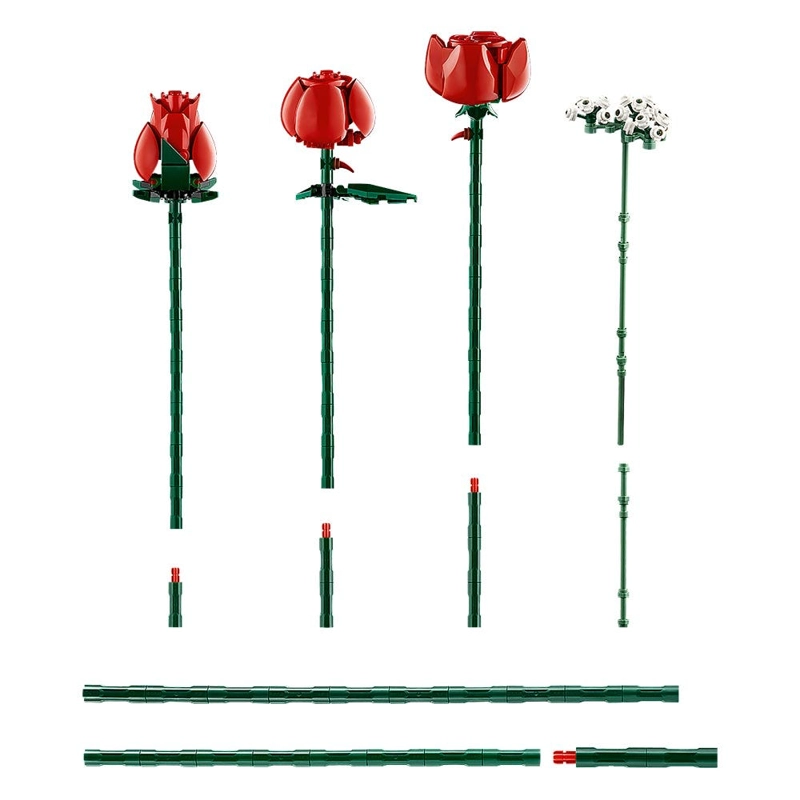 LEGO ICONS RAMO DE ROSAS - 3