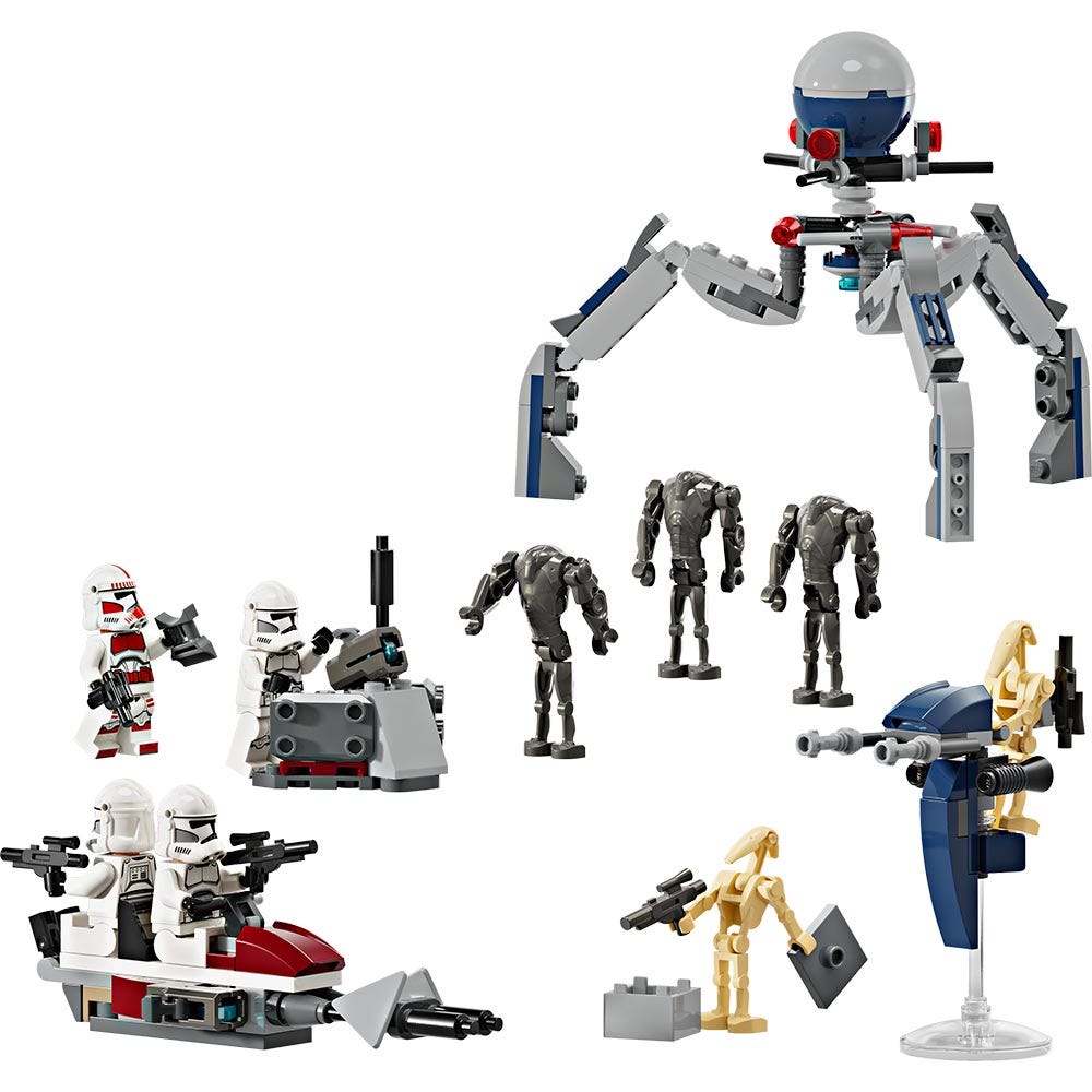 LEGO CLON TROOPER Y DROIDES DE BATALLA STAR WARS 75372 - 2