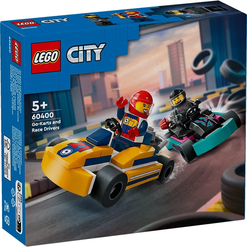 LEGO 60400 GO-KARTS Y PILOTOS DE CARRERAS - 1