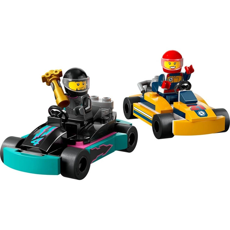 LEGO 60400 GO-KARTS Y PILOTOS DE CARRERAS - 2