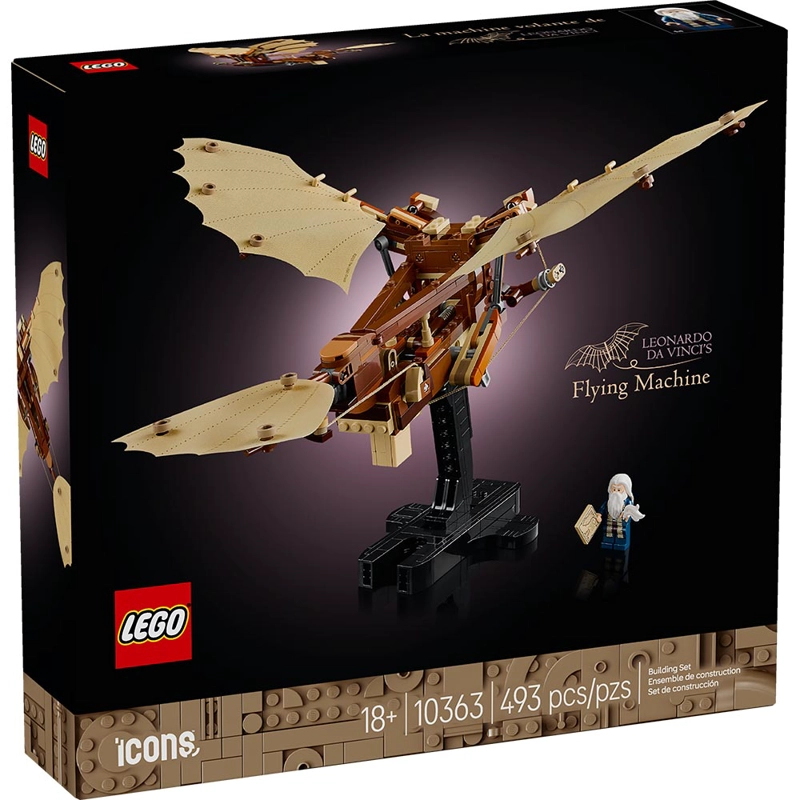 BLOQUES LEGO MÁQUINA VOLADORA LEÓNARDO DA VINCI 10363 - 1