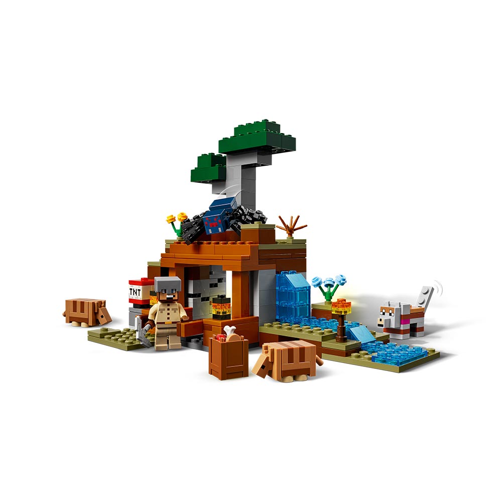 BLOQUES LEGO MINECRAFT LA EXPEDICIÓN A LA MINA DEL ARMADILLO 21269 - 3