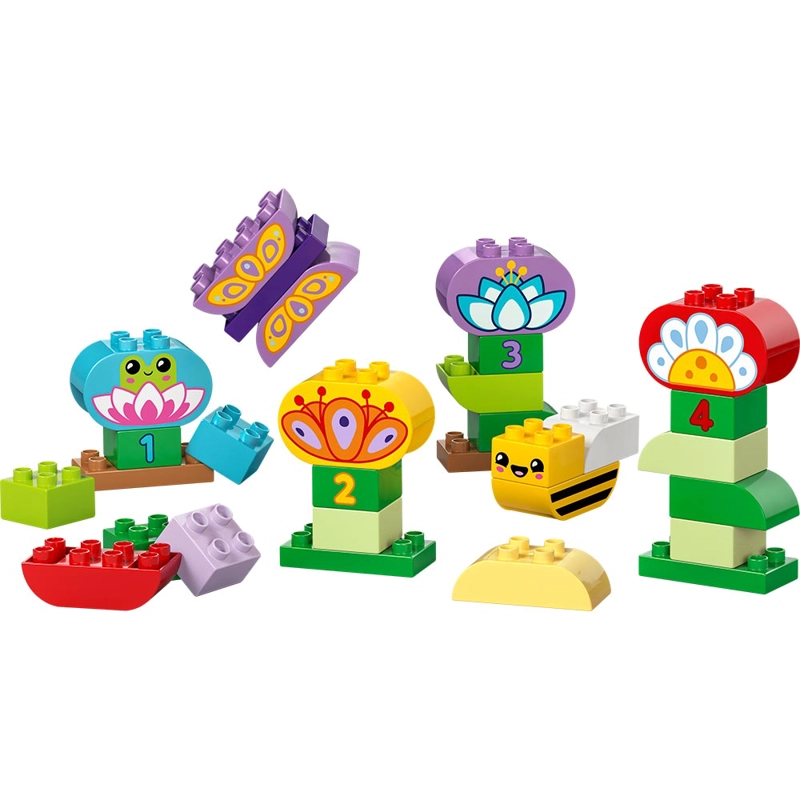 BLOQUES LEGO DUPLO JARDÍN Y FLORES CREATIVAS 10444 - 2