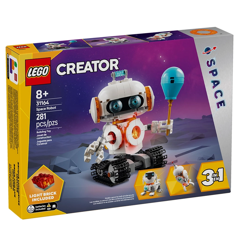 BLOQUES LEGO CREATOR 3EN1 ROBOT ESPACIAL 31164 - 1