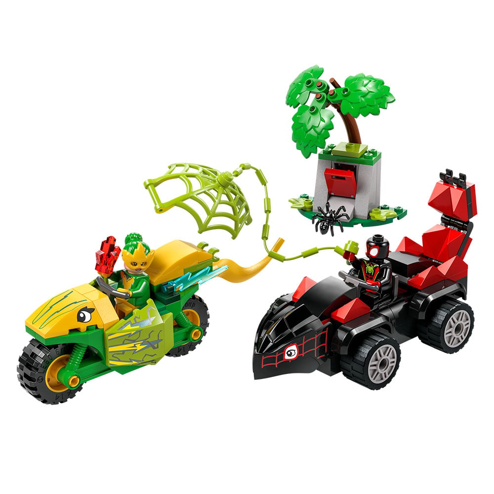 BLOQUES LEGO SPIN Y ELECTRO DUELO VEHÍCULOS DINOSAURIO 11198 - 2