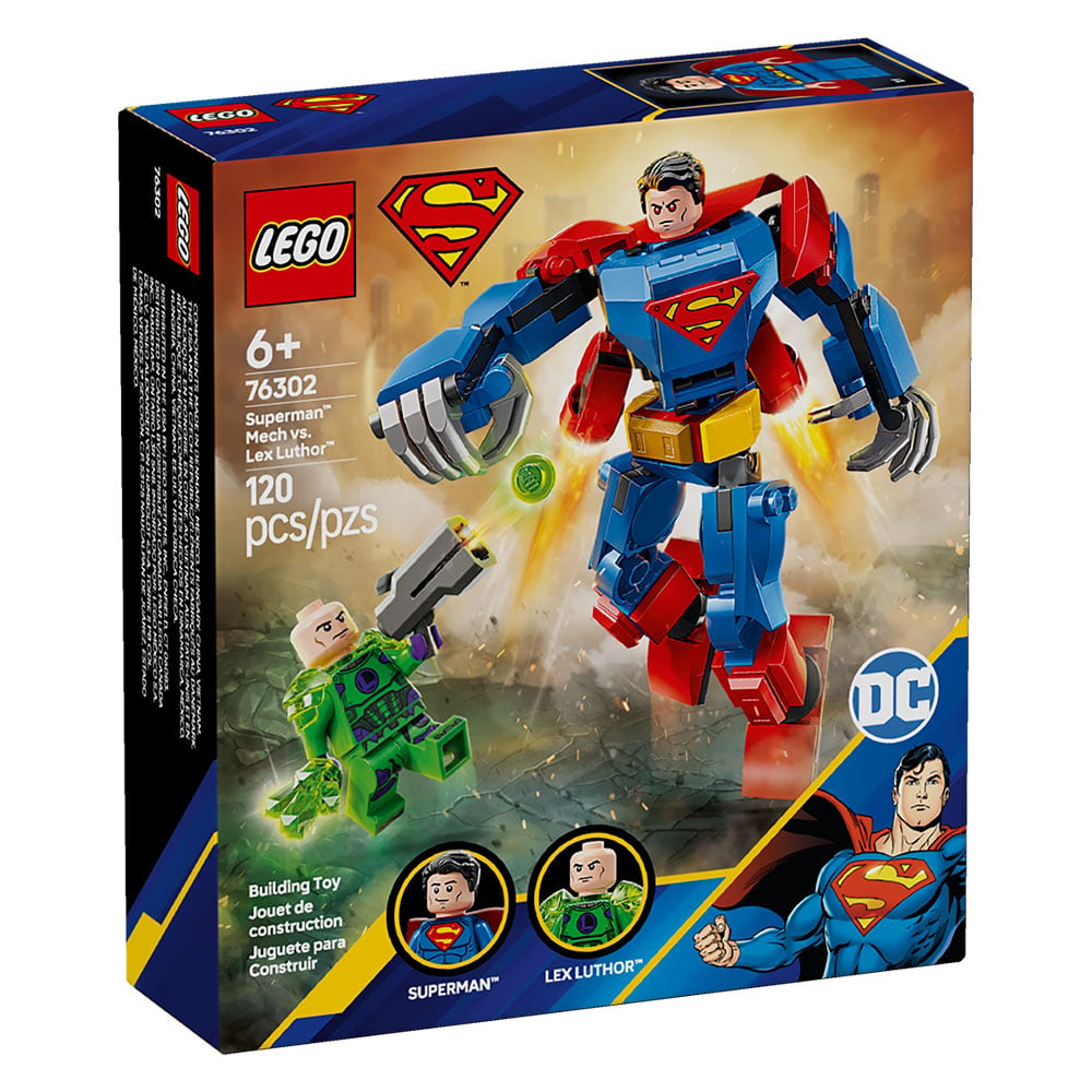 LEGO 76302 ARMADURA ROBOTICA DE SUPERMAN VS. LEX LUTHOR - 1