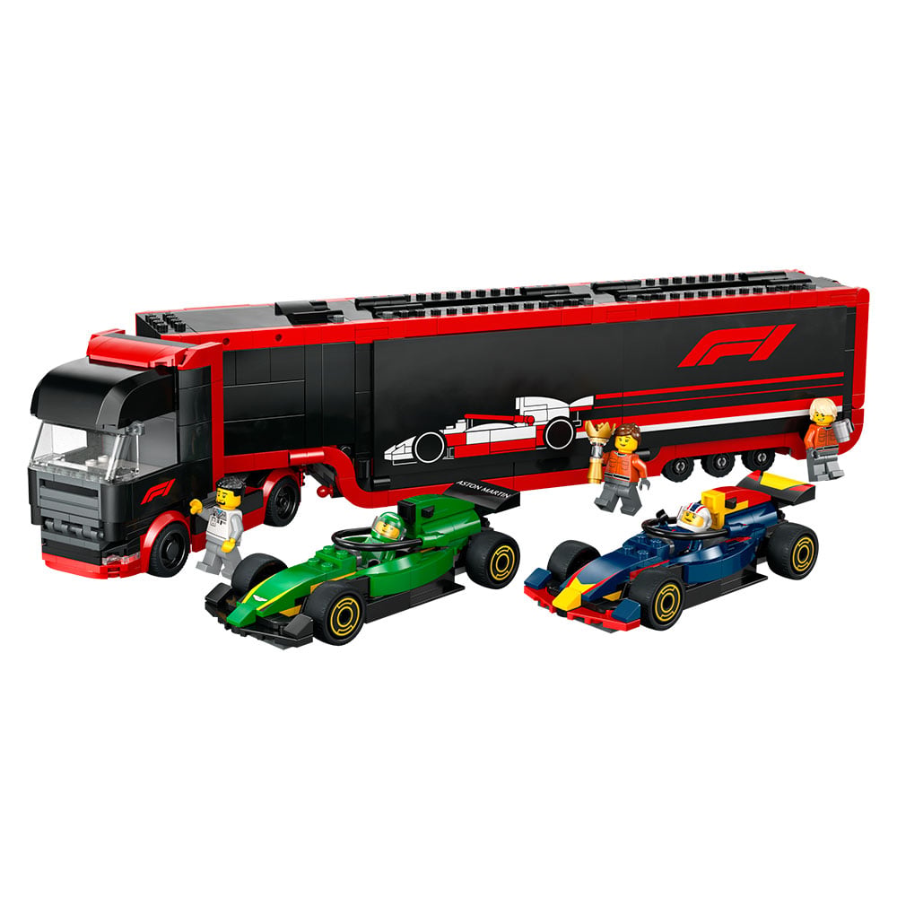 CAMION DE F1 CON AUTOS DE F1 RB20 Y AMR24 (60445) - 2