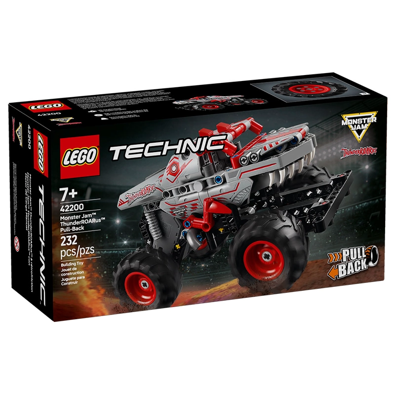 LEGO MONSTER JAM THUNDERROARUS CON MOTOR DE CARGA MANUAL - 1