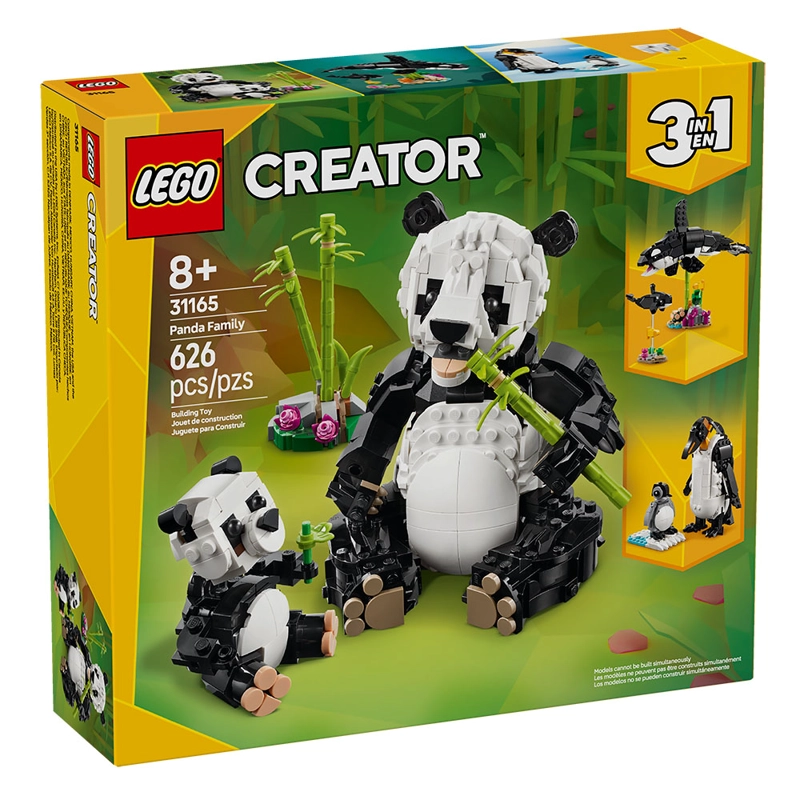 LEGO 31165 FAUNA SALVAJE: FAMILIA DE PANDAS - 1