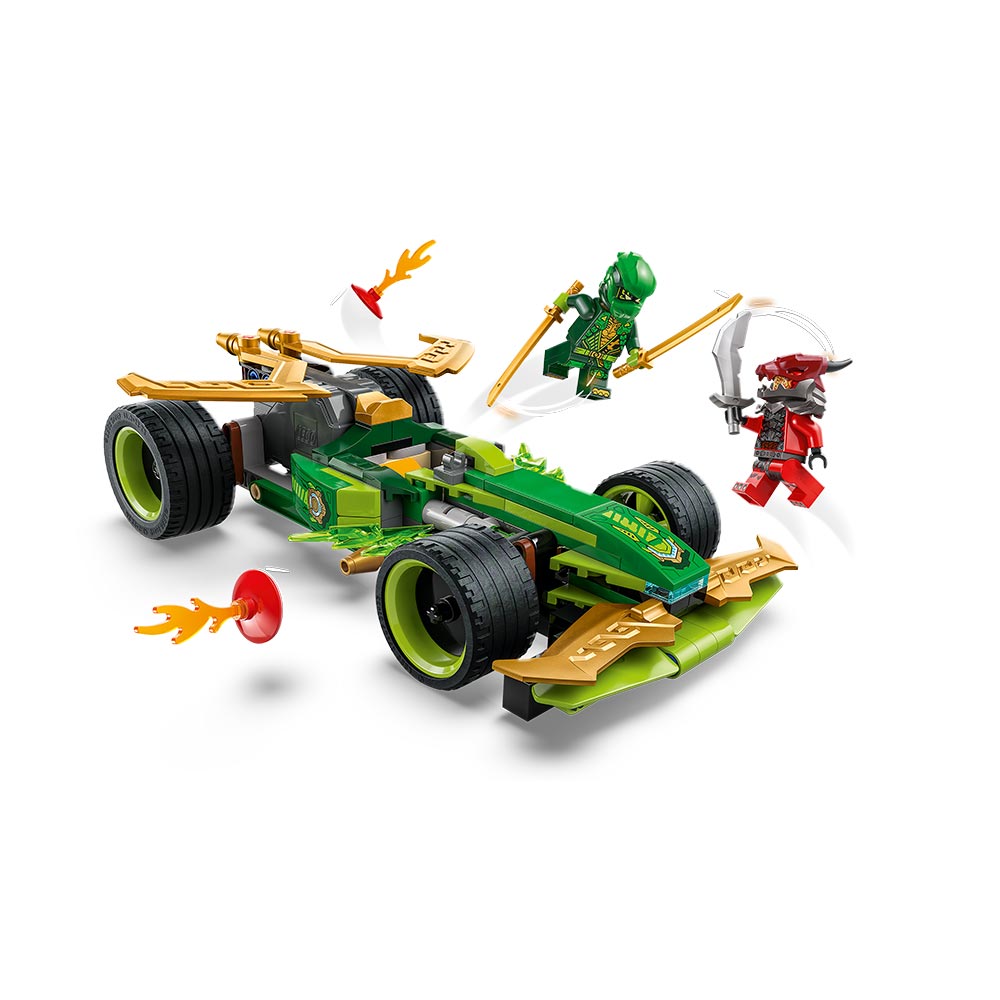 LEGO COCHE DE CARRERAS CON MOTOR DE CARGA MANUAL DE LLOYD - 2