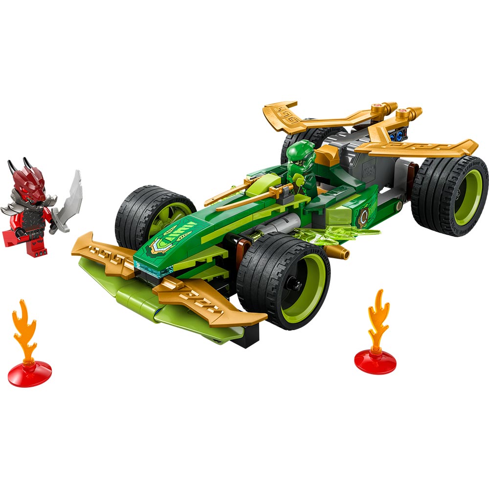 LEGO COCHE DE CARRERAS CON MOTOR DE CARGA MANUAL DE LLOYD - 3
