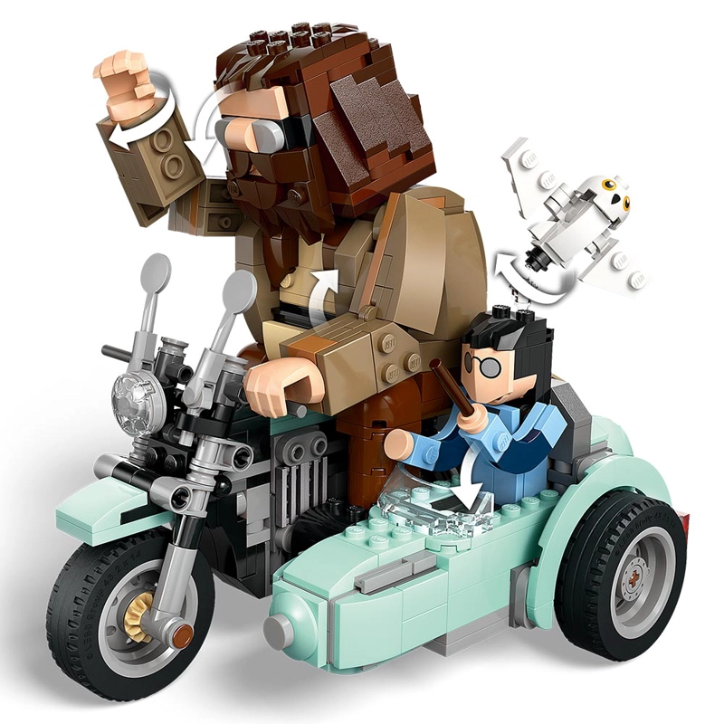 LEGO VIAJE EN MOTO DE HAGRID Y HARRY (76443) - 4