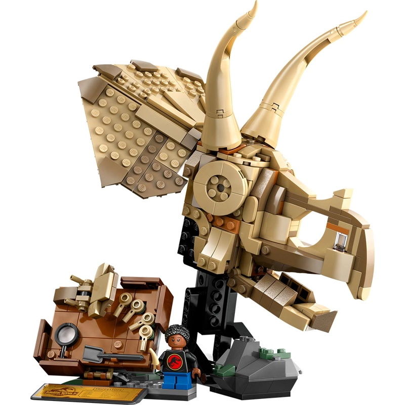 LEGO FOSILES DE DINOSAURIO: CRANEO DE TRICERATOPS (76969) - 2