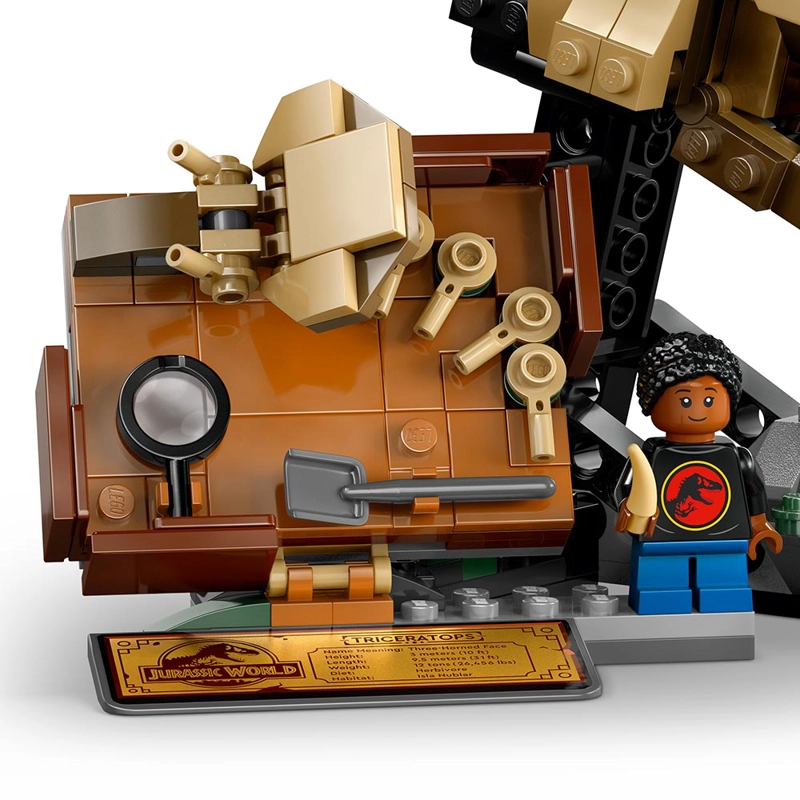 LEGO FOSILES DE DINOSAURIO: CRANEO DE TRICERATOPS (76969) - 7