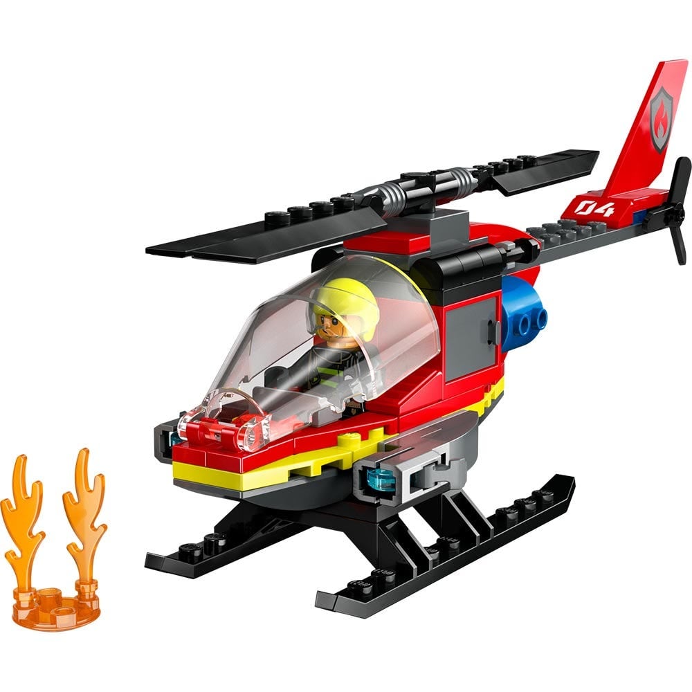 LEGO CITY HELICOPTERO DE RESCATE DE BOMBEROS (60411) - 2