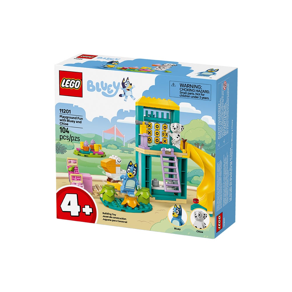 LEGO DIVERSION EN EL PARQUE DE JUEGOS CON BLUEY Y CLOEY - 1