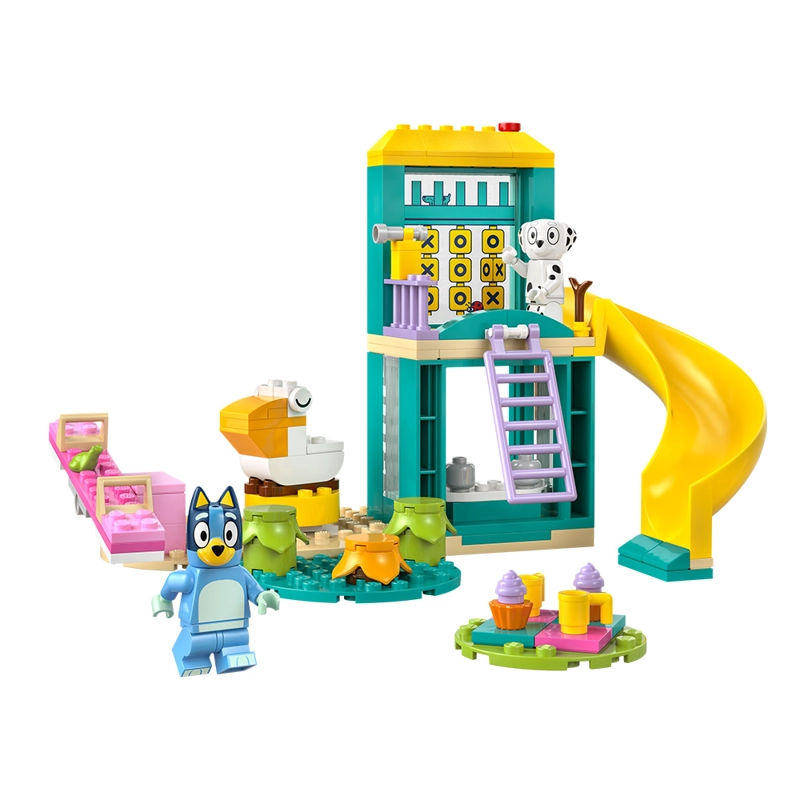 LEGO DIVERSION EN EL PARQUE DE JUEGOS CON BLUEY Y CLOEY - 2