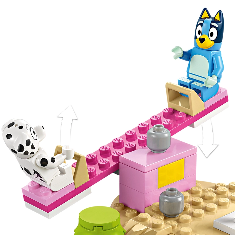 LEGO DIVERSION EN EL PARQUE DE JUEGOS CON BLUEY Y CLOEY - 4