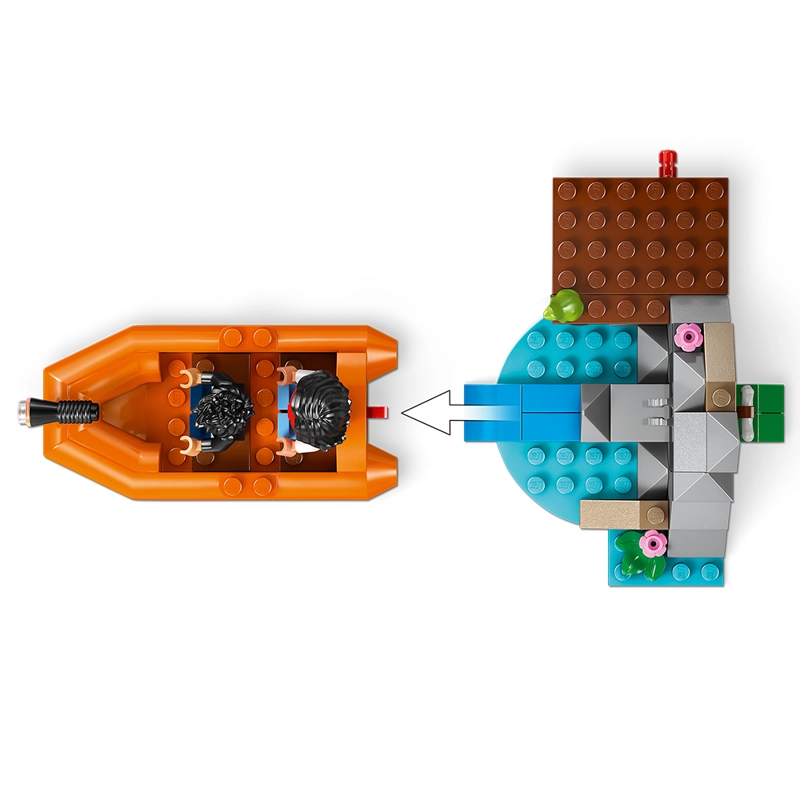 LEGO 76975 ESCAPE POR EL RIO Y T. REX A LA CAZA - 1