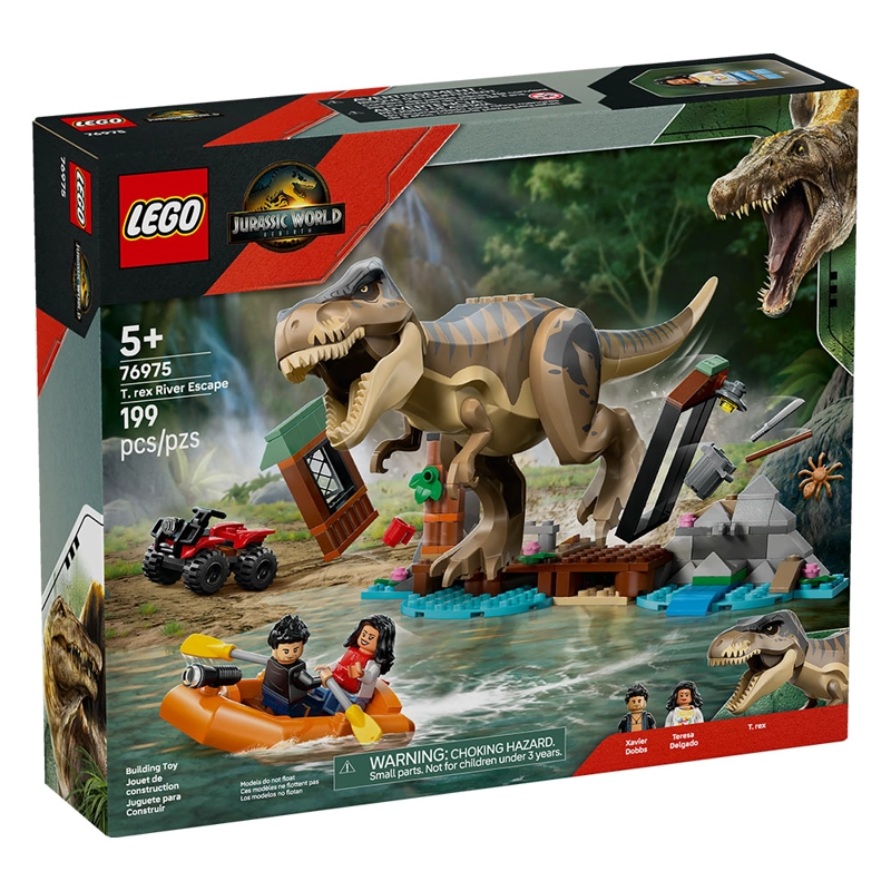 LEGO 76975 ESCAPE POR EL RIO Y T. REX A LA CAZA - 8