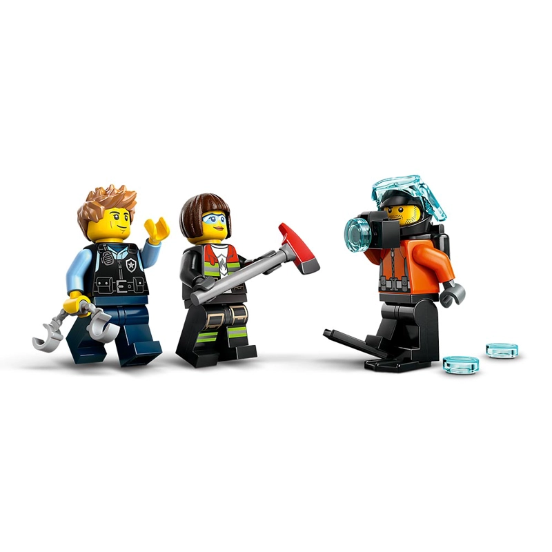 LEGO HELICOPTERO, CAMION DE BOMBEROS Y SUBMARINO (60462) - 5