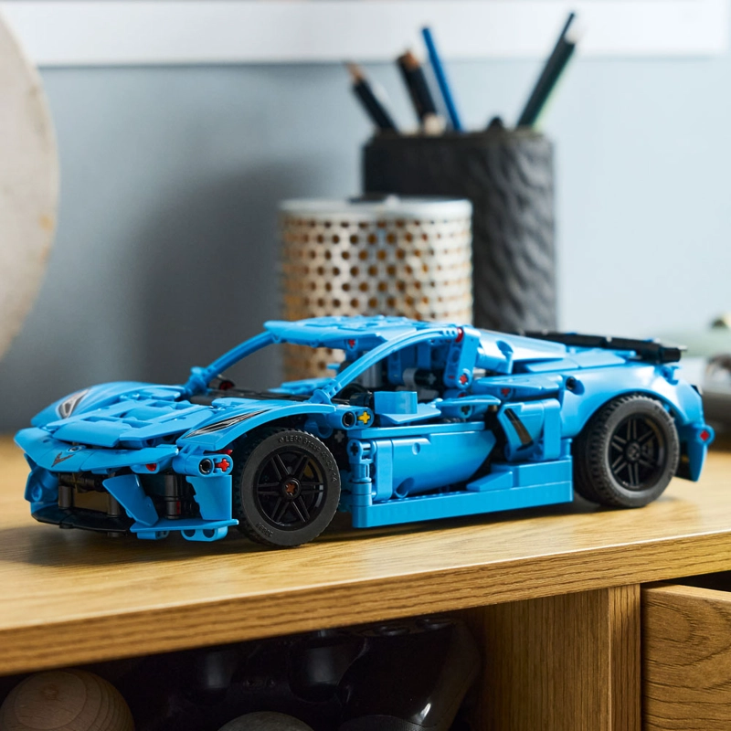 LEGO CHEVROLET CORVETTE STINGRAY AZUL (42217) - 8