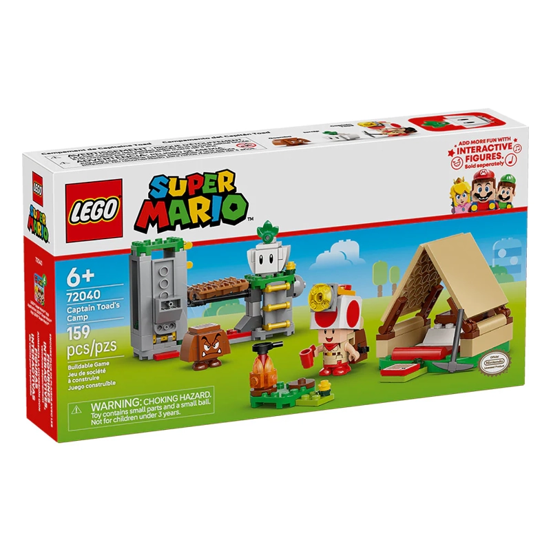 LEGO SUPER MARIO CAMPAMENTO DEL CAPITAN TOAD 72040 - 1