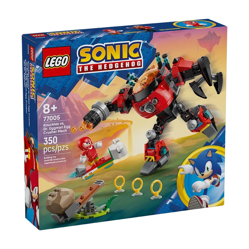 KNUCKLES VS. MECH EGG CRUSHER DEL DR. EGGMAN 77005 - 2