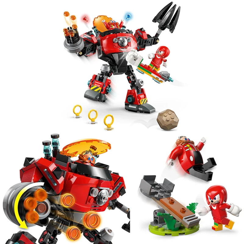 KNUCKLES VS. MECH EGG CRUSHER DEL DR. EGGMAN 77005 - 3