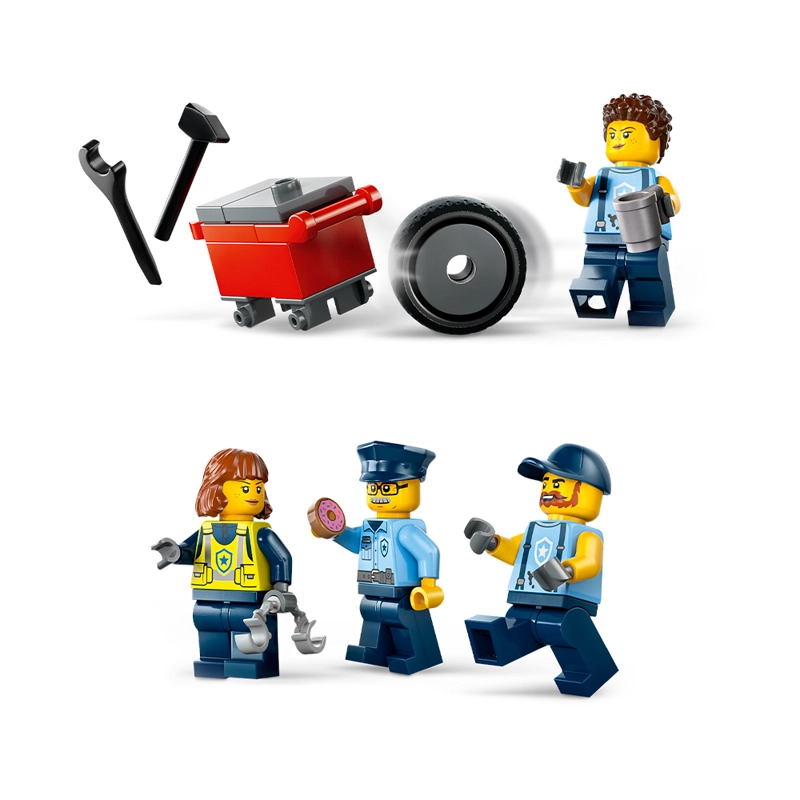 LEGO TALLER DE MODIFICACION DE AUTOS DE POLICIA 60457 - 3