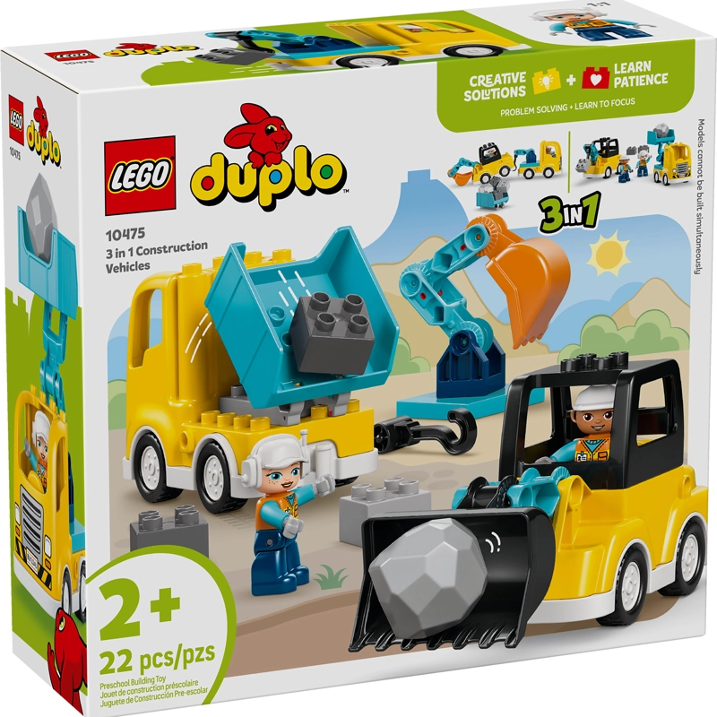 LEGO 10475 VEHICULOS DE CONSTRUCCION “3 EN 1” - 1
