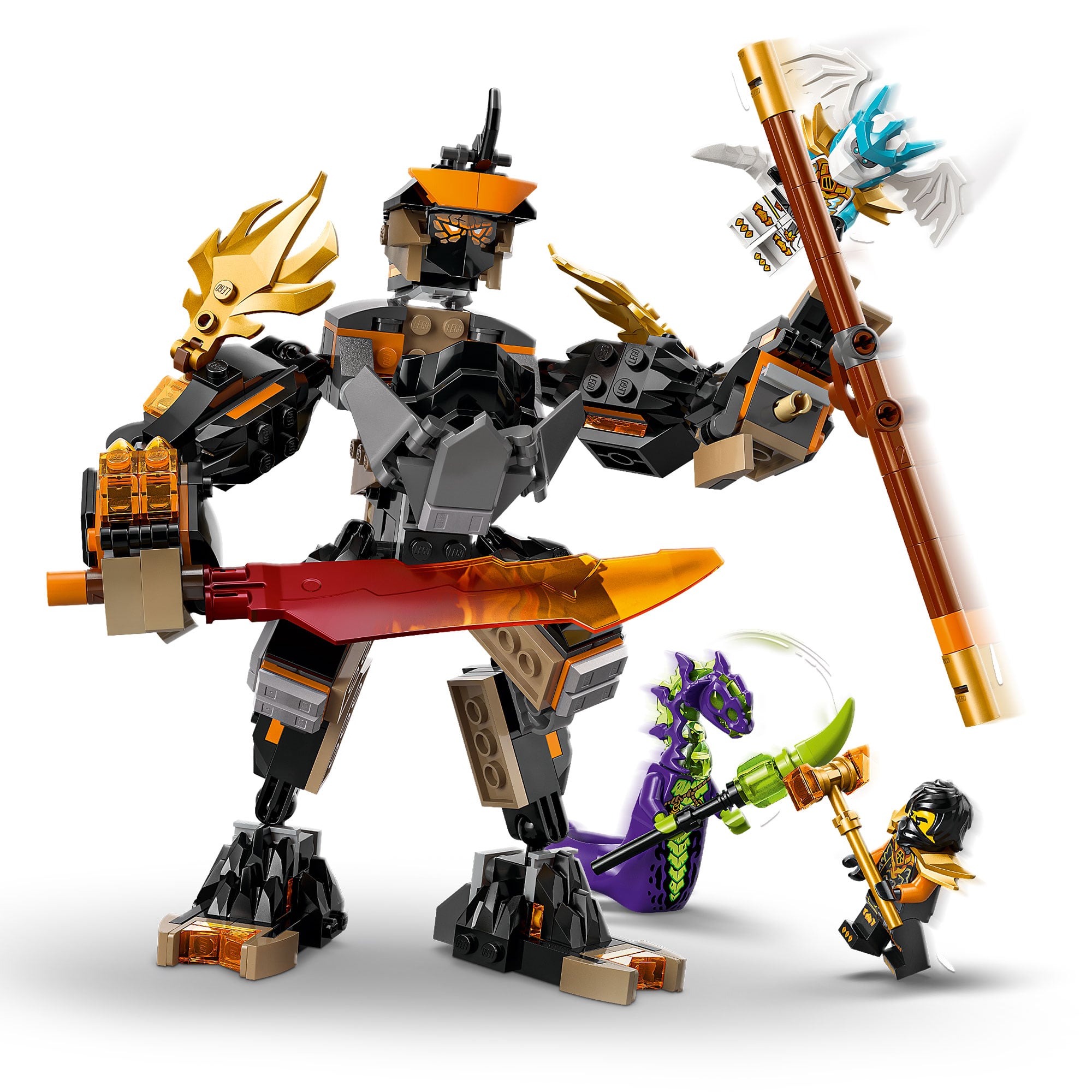 LEGO MECH DE MISION DE COLE Y ZANE DRAGON NINJAGO 71854 - 1