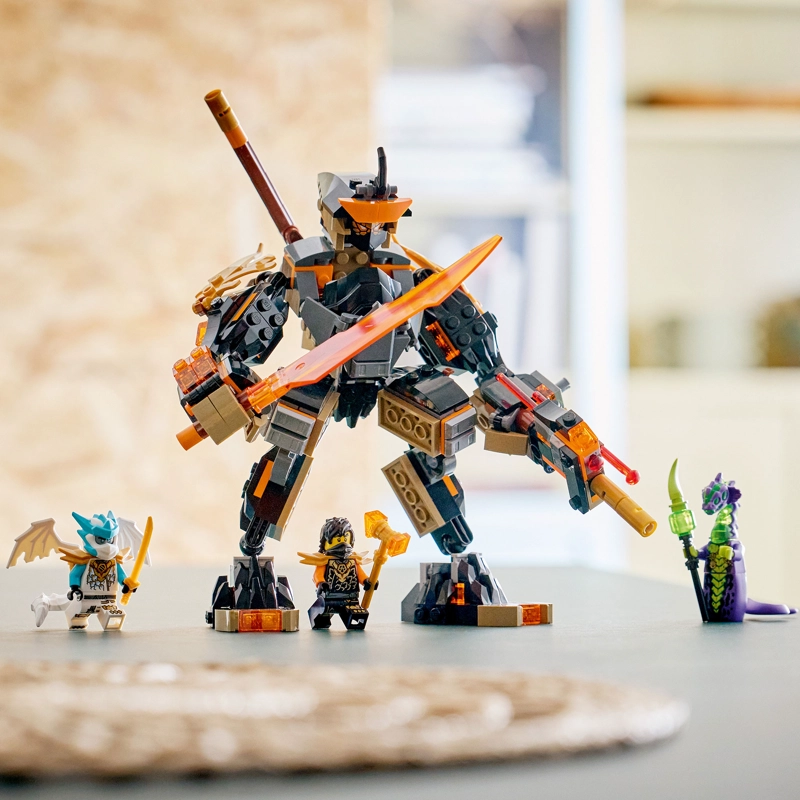 LEGO MECH DE MISION DE COLE Y ZANE DRAGON NINJAGO 71854 - 6
