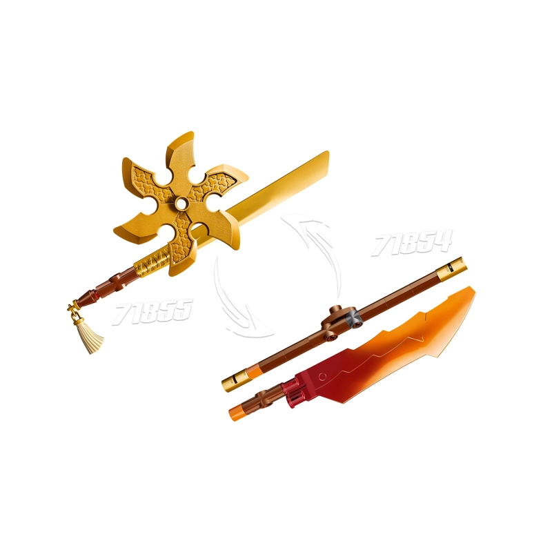 LEGO MECH DE MISION DE COLE Y ZANE DRAGON NINJAGO 71854 - 8