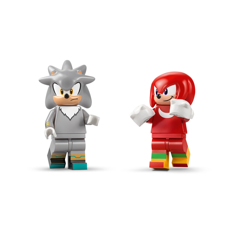 AUTO DE SILVER VS. CAMIONETA MONSTRUO DE KNUCKLES SONIC - 5